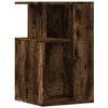 vidaXL Side Table Smoked oak Engineered wood Small Side Table Square