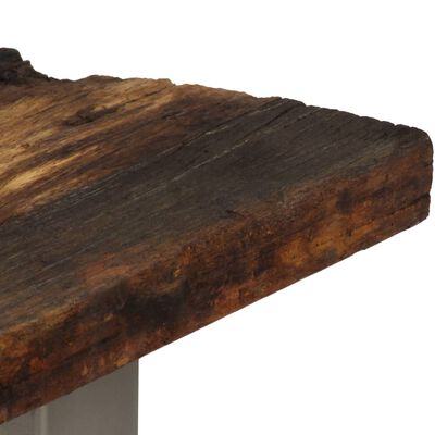 vidaXL Console Table Reclaimed Wood and Steel 47.2"x13.8"x29.9"