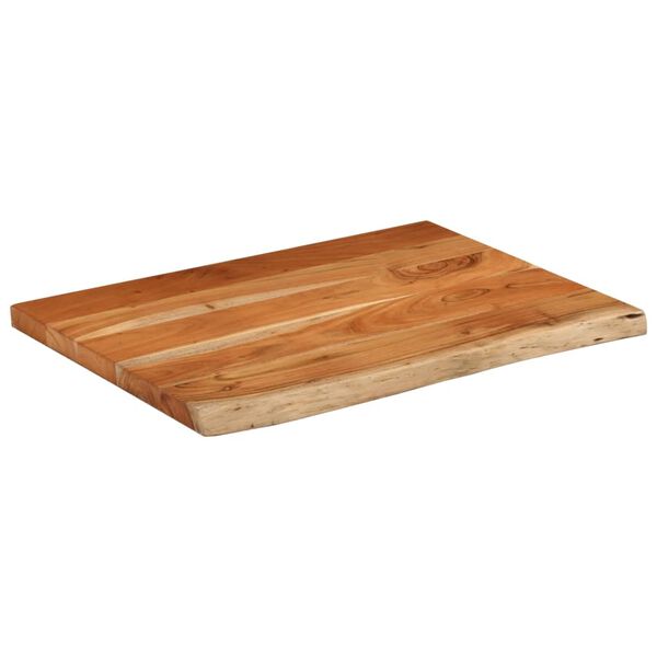 vidaXL Bathroom Countertop Natural Wood Solid Acacia wood 31.5x23.6 in