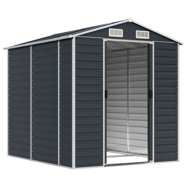 vidaXL Garden Shed Garden Shed Rectangular Modern Durable Metal Shed