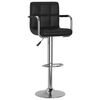 vidaXL Bar Stool Set of 2 Black