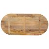 vidaXL Table Top Natural Wood Solid Mango Wood Medium Durable