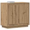 vidaXL Sideboard Artisan Oak 31.50 x 15.75 x 29.53 in Engineered Wood