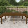 vidaXL Garden Table Honey brown Solid Pine Wood Large Durable
