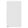 vidaXL Bedside Cabinet White Engineered wood Small Bedside Cabinet