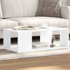 vidaXL Coffee Table White Engineered wood Medium Coffee Table