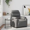 vidaXL Massage Recliner Chair Gray