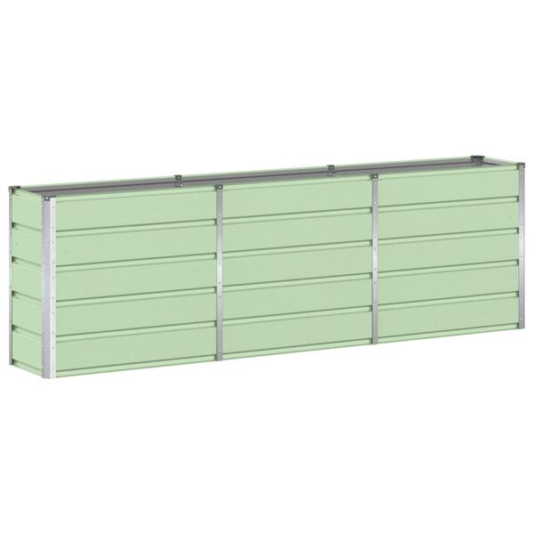 vidaXL Planter Green 160 x 40 x 75 cm Steel