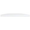 vidaXL Shelf Set of 4 High gloss white Engineered wood 23.6x11.8x0.6 in