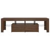 vidaXL TV Cabinet Brown Oak Engineered Wood Large TV Cabinet