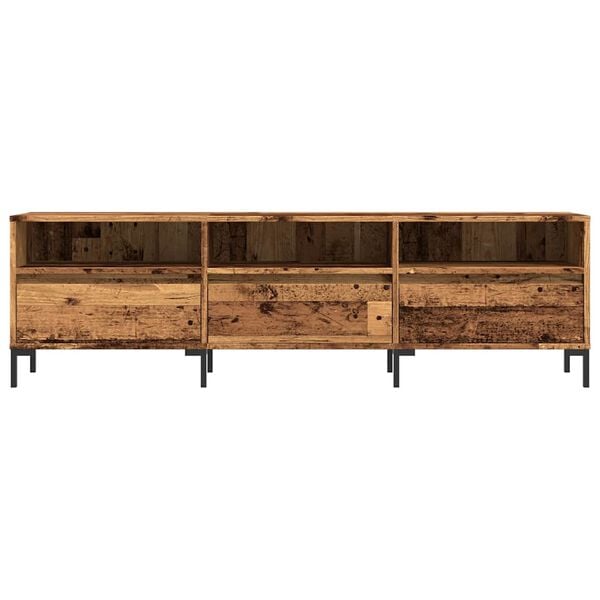 vidaXL TV Cabinet Old wood Engineered wood, Iron Large TV Cabinet