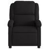 vidaXL Recliner Chair Black Fabric Standard Recliner Chair Rectangular