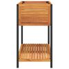 vidaXL Garden Planter Various natural wood tones