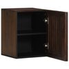 vidaXL Bathroom Wall Cabinet Brown Solid Mango Wood Medium