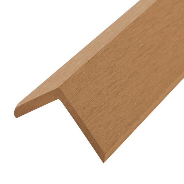 vidaXL 5 pcs Decking Angle Trims WPC 66.9" Teak Color