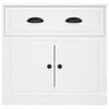 vidaXL Sideboard White Engineered wood Sideboard Rectangular Modern