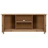 vidaXL TV Cabinet Natural Wood Solid Pine Wood Medium TV Cabinet