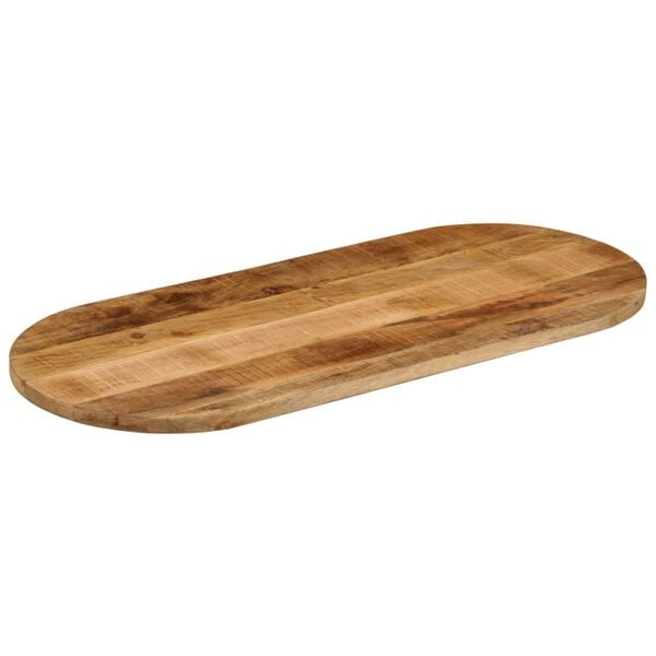 vidaXL Table Top Natural Solid rough mango wood 39.4 in x 15.7 in