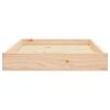 vidaXL Dog Bed Natural Wood Solid pine wood Medium Minimalistic