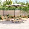 vidaXL Pallet Sofa Set Natural Wood Solid acacia wood Medium Modular