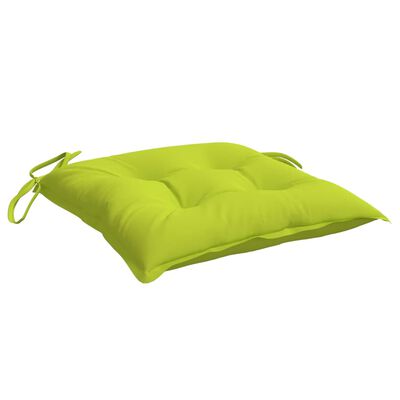 vidaXL Pallet Cushions 2 pcs Bright Green 19.7"x19.7"x2.8" Oxford Fabric