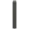 vidaXL Dining Table Leg Anthracite Powder-Coated Steel Standard Levelers
