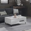 vidaXL Coffee Table White 35.4"x23.6"x13.8" Engineered Wood