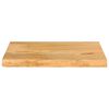 vidaXL Table Top Natural wood color Solid Mango Wood Small Table Top