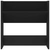 vidaXL Wall Shoe Cabinet Black 23.6"x7.1"x23.6" Engineered Wood