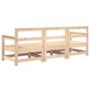 vidaXL Garden Lounge Set Natural Pine Solid Pine Wood, Plywood Large