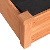 vidaXL Garden Raised Bed Brown Solid fir wood Large Garden Raised Bed