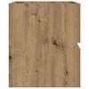 vidaXL Sink Cabinet Artisan oak Engineered wood 35.4 in width