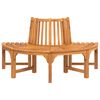 vidaXL Tree Bench Reddish Brown Solid Eucalyptus Wood with an Oil Finish