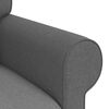 vidaXL Sofa 2 pcs Dark Grey