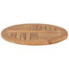 vidaXL Tabletop Natural Teak Solid Teak Wood 23.6 in Durable