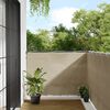 vidaXL Balcony Screen Beige 47.2"x275.6" 100% Polyester Oxford