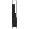 vidaXL Bathroom Cabinet Set Black