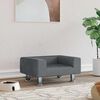 vidaXL Dog Bed Dark Grey 50x40 x 10.4 " Velvet