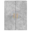vidaXL Wall Mounted Cabinet Set of 2 Concrete grey