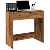 vidaXL Desk Old wood Engineered wood Compact Desk Rectangular Modern