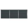 vidaXL Planter Anthracite 160 x 40 x 75 cm Steel