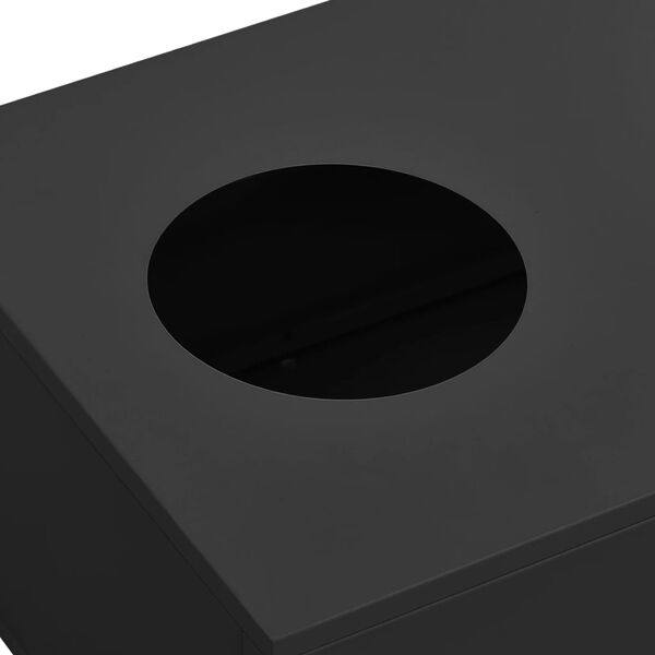 vidaXL Cabinet With Planter Box Anthracite Steel Medium