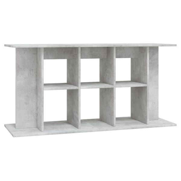 vidaXL Aquarium Stand Concrete Grey Engineered Wood 47.2 in