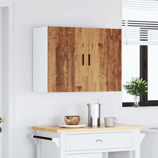 vidaXL Kitchen Wall Cabinet Old wood Engineered wood Medium