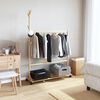 vidaXL Clothes Rack Bamboo Medium Bamboo Clothes Rack Rectangular