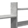 vidaXL Wall Shelf Concrete grey Engineered wood Medium Wall Shelf