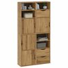 vidaXL Side Cabinet Honey Solid pine wood with a honey wax finish Medium