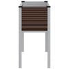 vidaXL Garden Planter Brown Steel Large Durable Garden Planter
