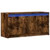 vidaXL TV Cabinet Smoked Oak Engineered Wood 39.4 x 13.4 x 19.7 in