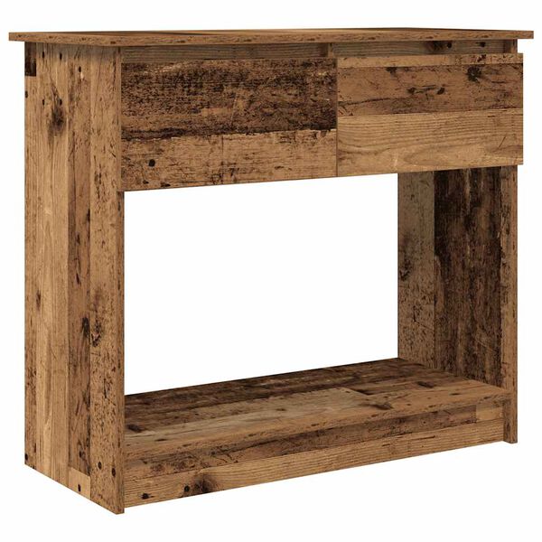vidaXL Console Table Old wood Engineered wood Medium Console Table